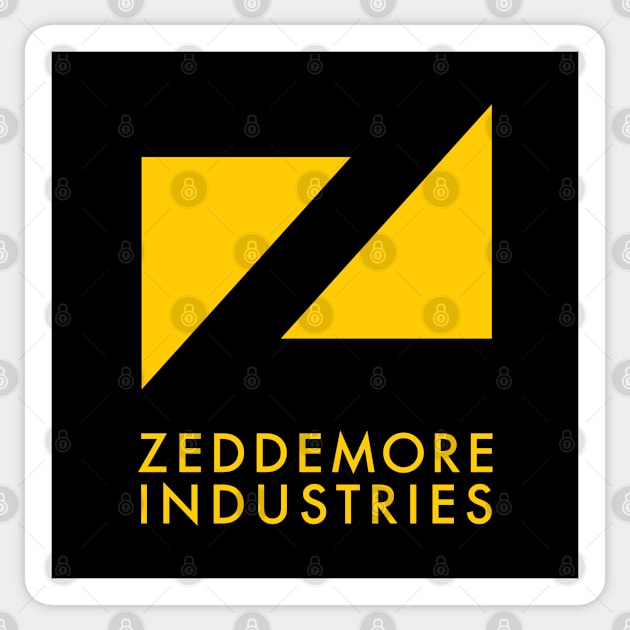 Zeddemore Industries Double-sided Tee Sticker by Ecto Girl